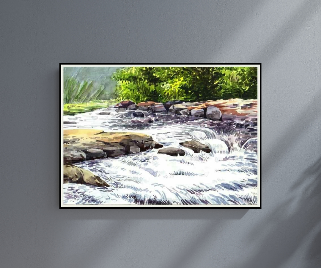 WaterFalls Size 42 X 30